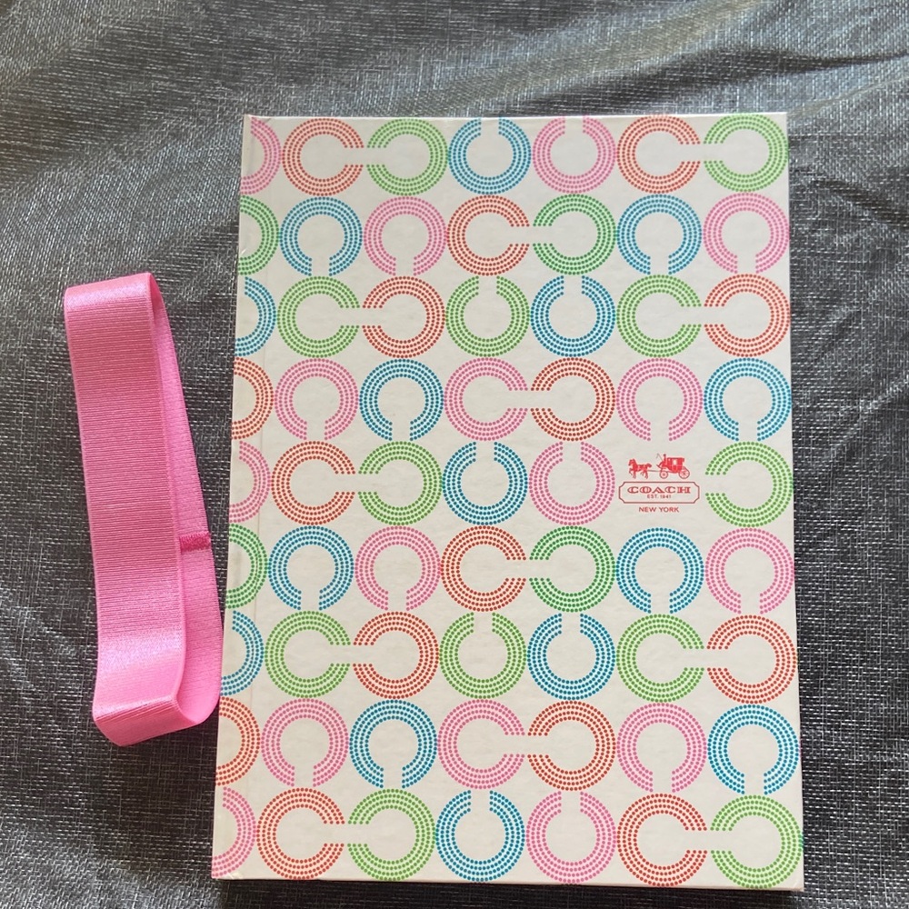 Coach Dotted Op C Journal NWOT